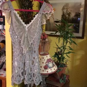 Boston Proper Crocheted Top